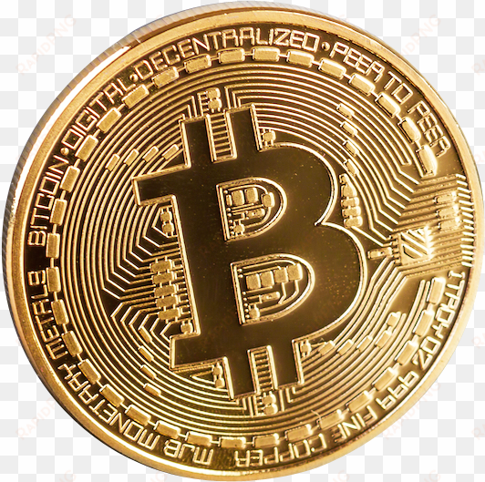 bitcoin png transparent image - gold bitcoin coin png