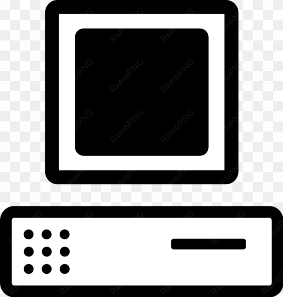 black and white cartoon computer monitoring and clipping - computer clipart black