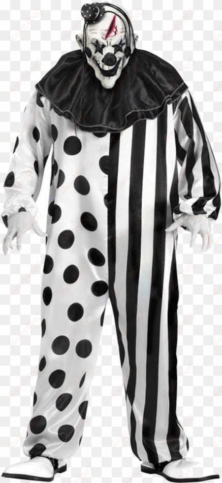 black and white creepy png backgrounds images - killer clown costume