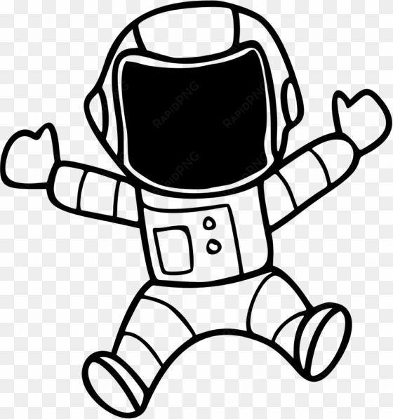 black and white download onlinelabels clip art - spacesuit clipart