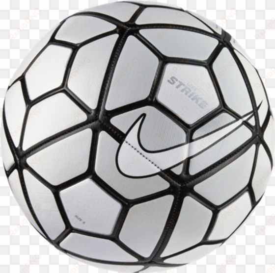 black and white nike soccer ball