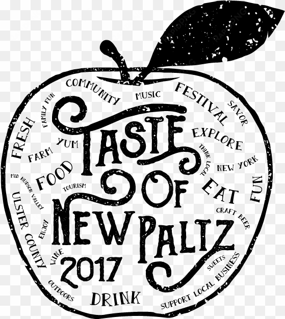 black apple logo no background - taste of new paltz