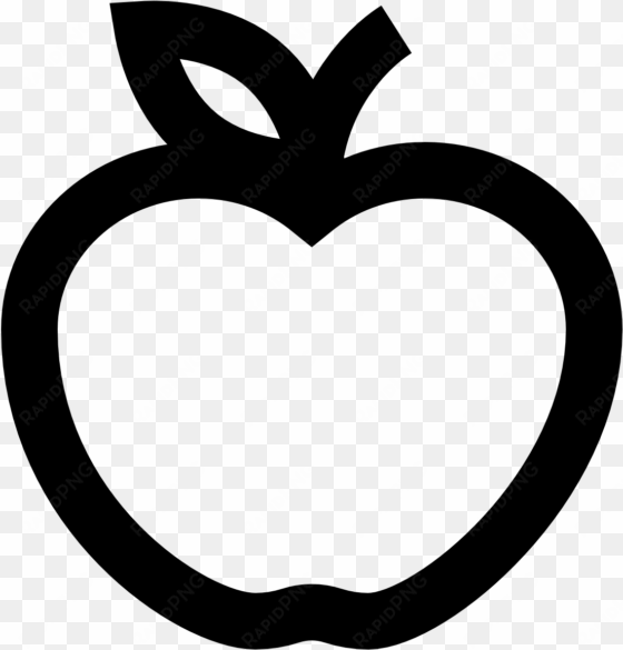 Black Apple Logo Png - Black And White Apple Icon transparent png image