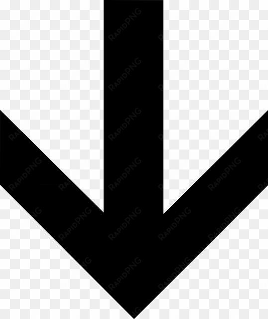 black, arrow, down, direction, pointing, shape, shapes - arrow down transparent background