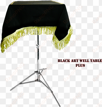 Black Art Table - Black Art Table (moving Well) By Sadik transparent png image