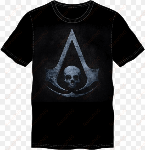 black assassin's creed logo t-shirt - assassin t shirts