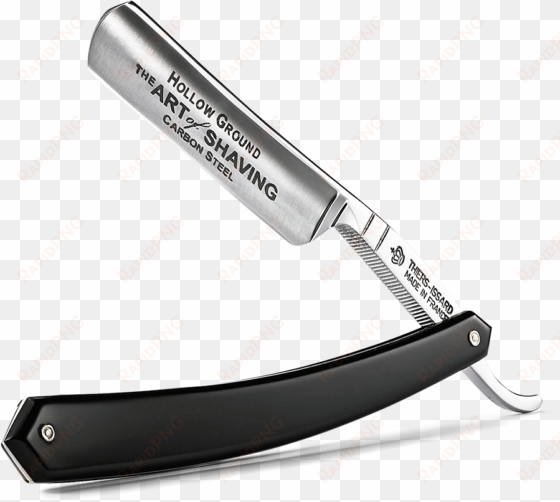 black blade straight razor the art of shaving png straight - straight razor