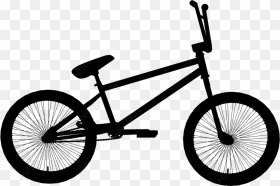 black bmx bicycle clipart png - bmx bikes