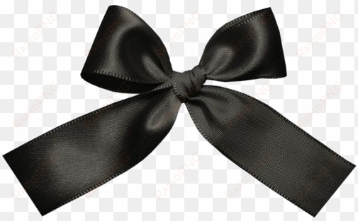 black bow ribbon png transparent image - black ribbon png