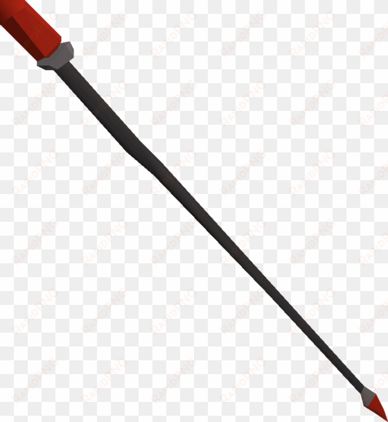 black cane detail - sheathed thermocouple