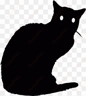 black cat vector - gato negro para halloween