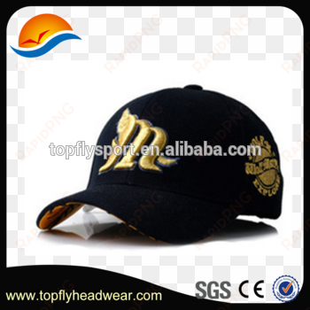 black custom racing baseball cap hard hat with applique - spring&summer hats for women and men letter m wolf