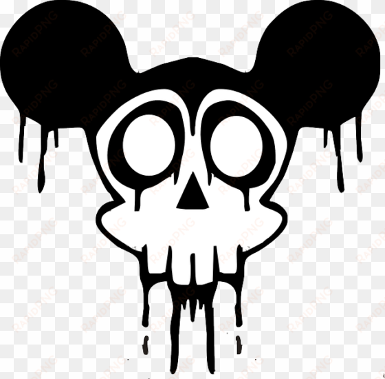 black, drawing, silhouette, skull, white, cartoon - skull clip art