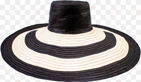 black flexible floppy hat with oversized brim adult