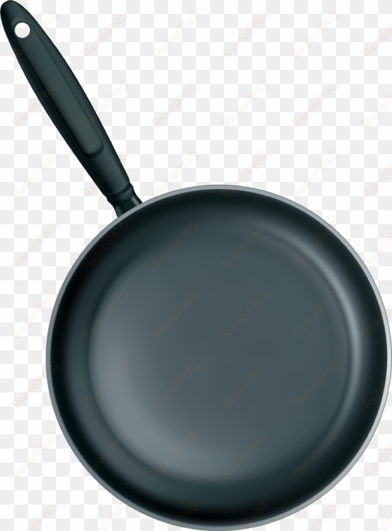 black frying pan png clipart - frying pan