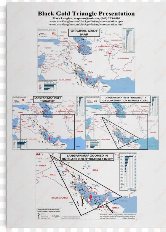 black gold triangle - map