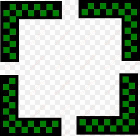 black, green, corner, design, border, checkers, com - design of border line