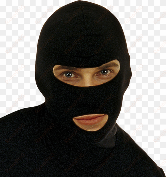 black hood accessory for halloween fancy dress