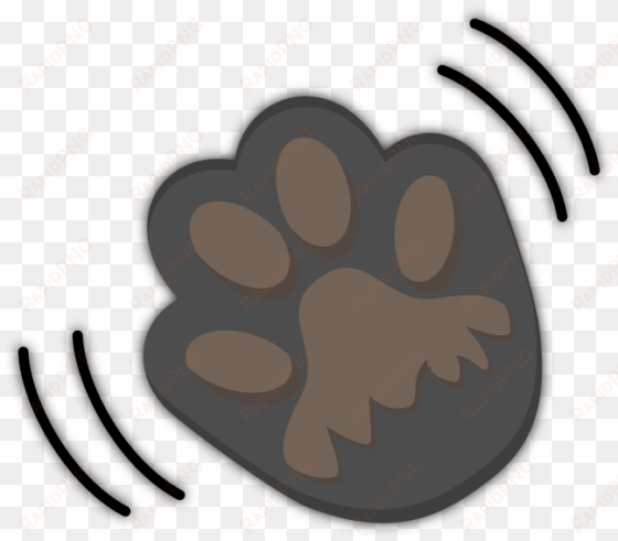 Black Labrador Emoji - Toe transparent png image