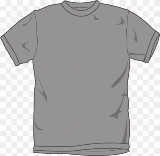 black long sleeve t shirt template - grey t shirt template png