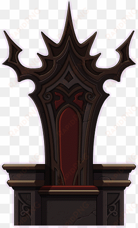 [black mage's throne ] - evil throne chair png