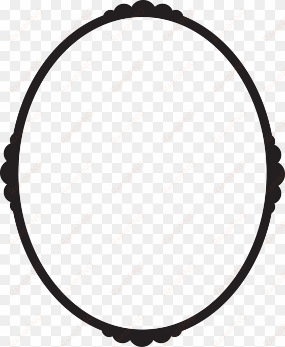 black oval frame png svg library download - pressure