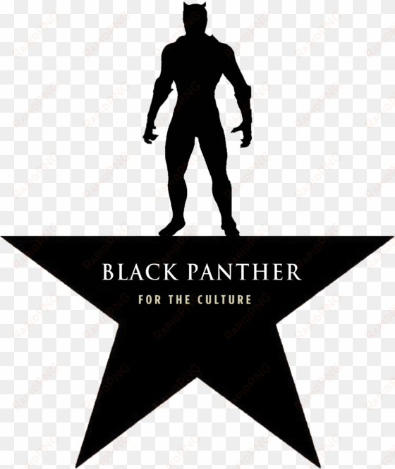 black panther - hamilton musical logo png