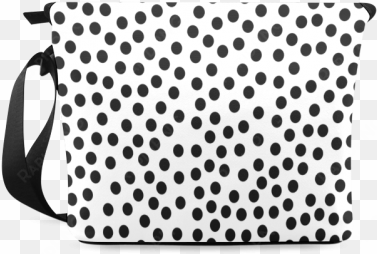 black polka dot design crossbody bag - polka dot