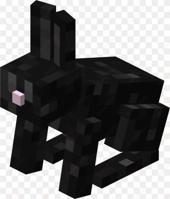 black rabbit - minecraft rabbit