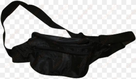 black retro fanny pack - fanny pack