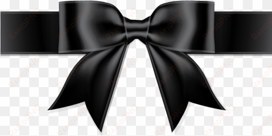 black ribbon bow png - black grand opening ribbon