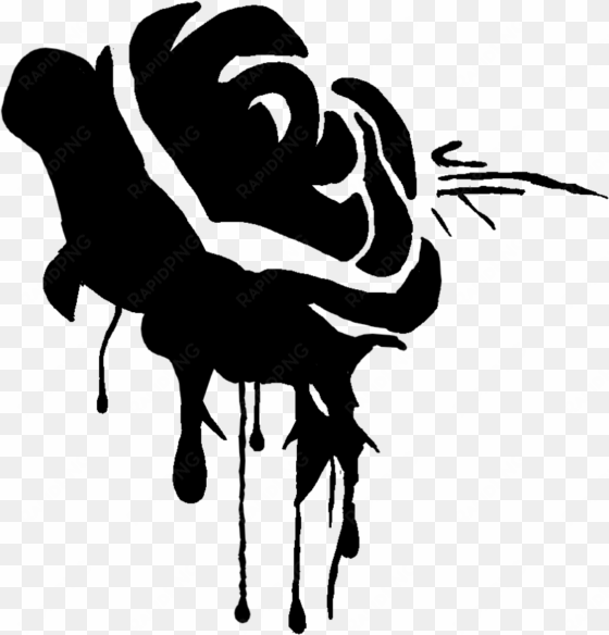 black rose by skedevilish-d6aarny - black rose art png