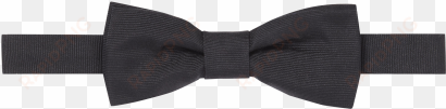 black satin grosgrain silk ready tied bow tie - bow tie