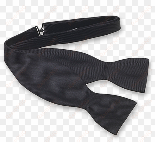 black self-tie bow tie - fliege zum selberbinden