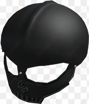 Black Skull Helmet - Black Knight Helm Roblox transparent png image