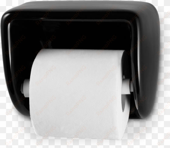 black toilet paper dispenser - toilet paper