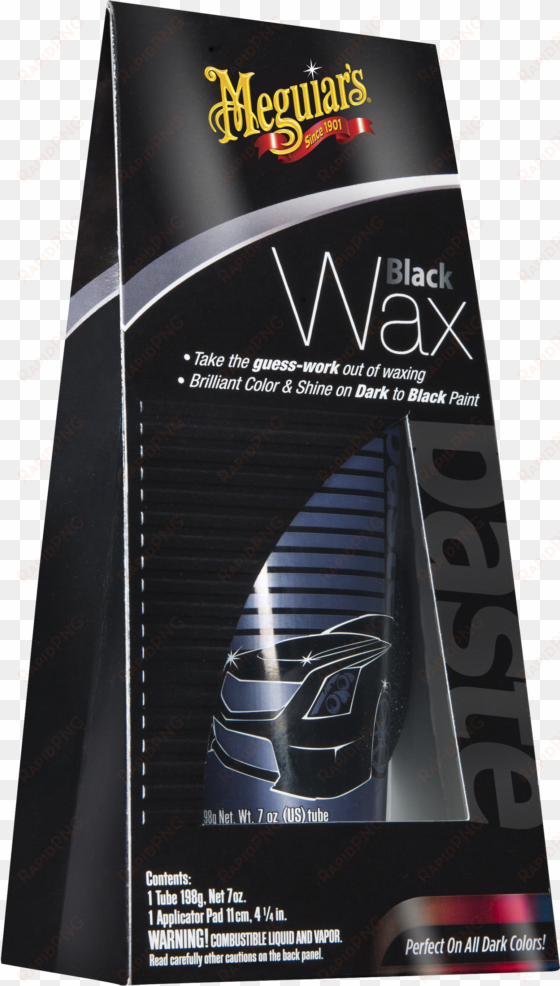 black wax - meguiar's black (dark) wax car care cleaner