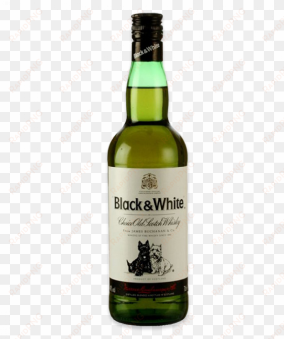 black & white 700ml - black and white bottle liquor