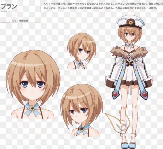 blanc anime - hyperdimension neptunia blanc anime