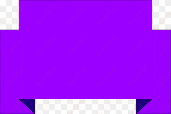 blank banner png for kids - blank purple