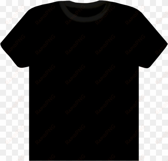 blank black t shirt png - active shirt