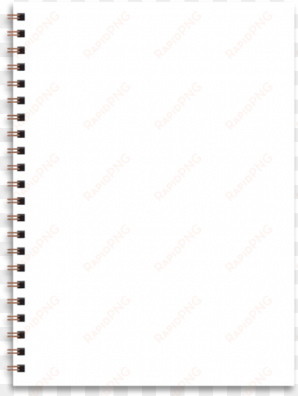 blank sketchbook png - spiral