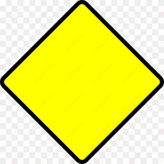 blank street signs - blank yellow street sign