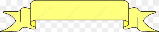 Blank Yellow Banner transparent png image