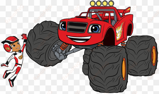 blaze blaze blaze cute blaze a - blaze and the monster machines clipart