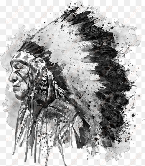 bleed area may not be visible - native american face art