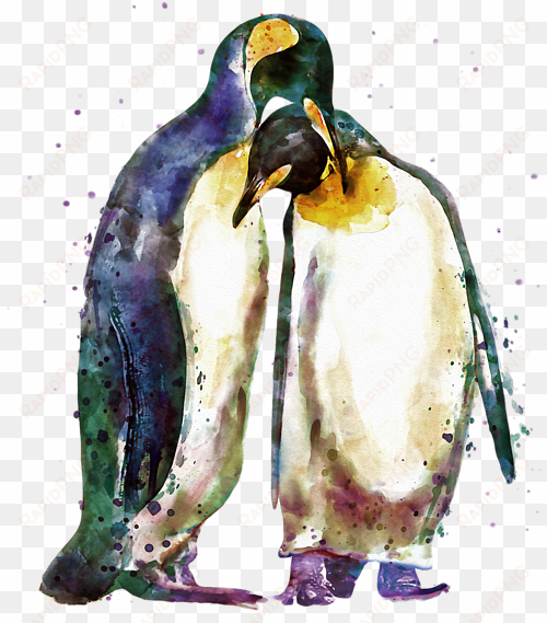 bleed area may not be visible - penguin art