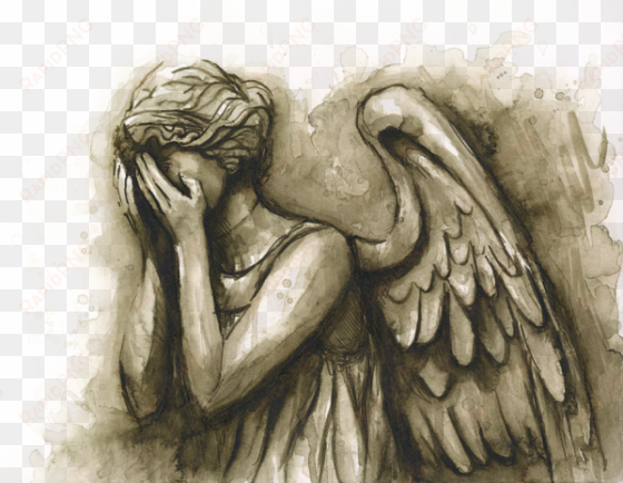 bleed area may not be visible - weeping angels art