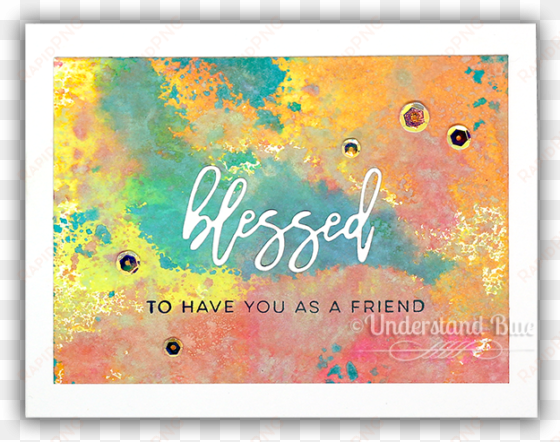 blessed card by understand blue - visual arts