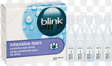 blink contact lens intensive tear drop vials eye drops - blink intensive tears